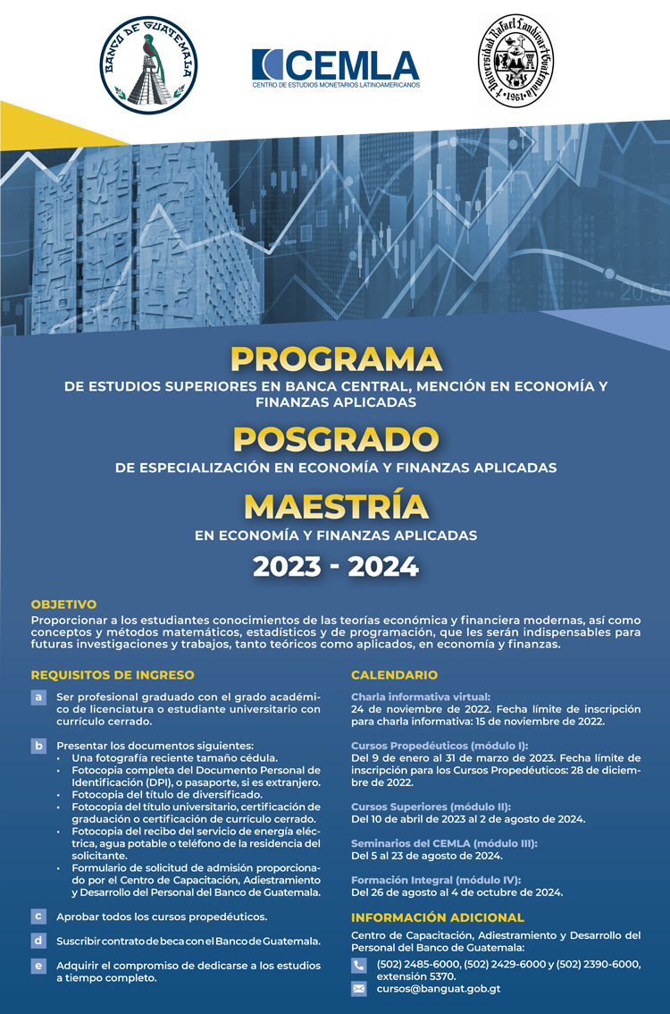 Programa de Estudios Superiores 2021-2022